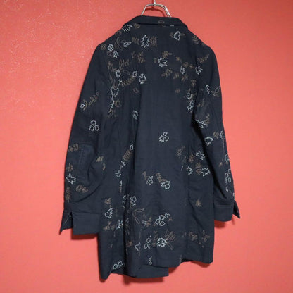 Vintage HaaT ISSEY MIYAKE Hand-Woven Embroidered Coat Size 2