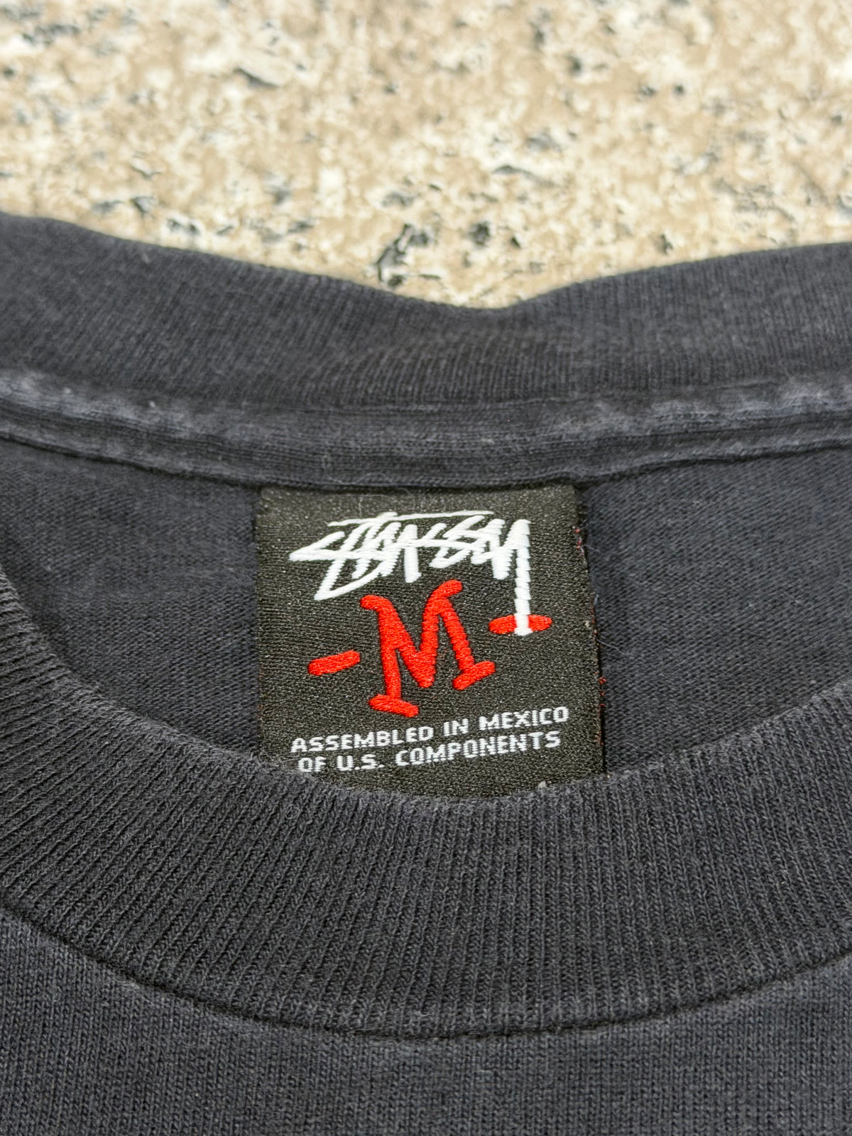 STUSSY KAGOSHIMA Chapt 7th Anniv. T-Shirt Black Size M