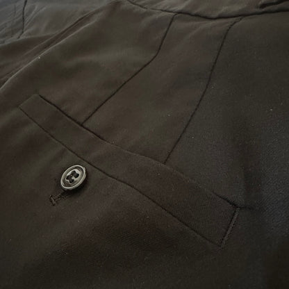 TOGA ARCHIVES Pleated Polyester Twill Shorts Black