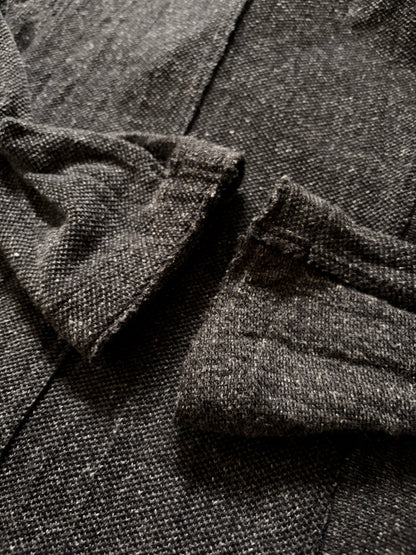 bajra Cotton Inside Out Layered Jacket Dark Grey Size 2