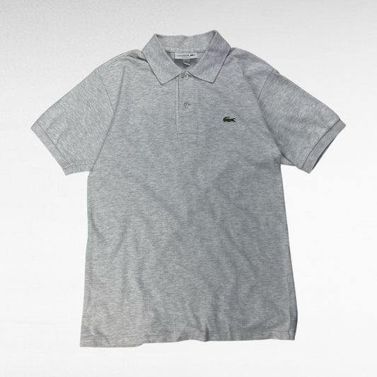 Lacoste Short Sleeve Polo Shirt Gray Size XS