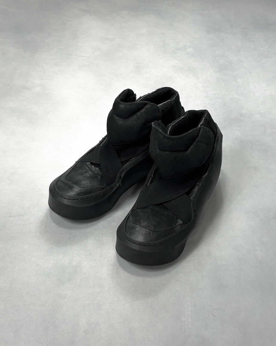 Julius Polygon Platform Goatskin Boots (S/S2015) Size 13