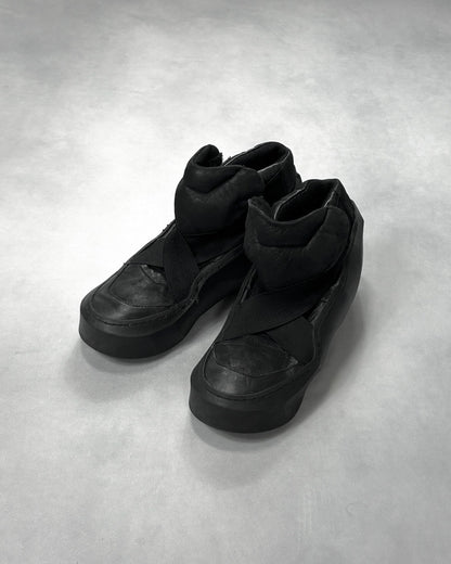 Julius Polygon Platform Goatskin Boots (S/S2015) Size 13