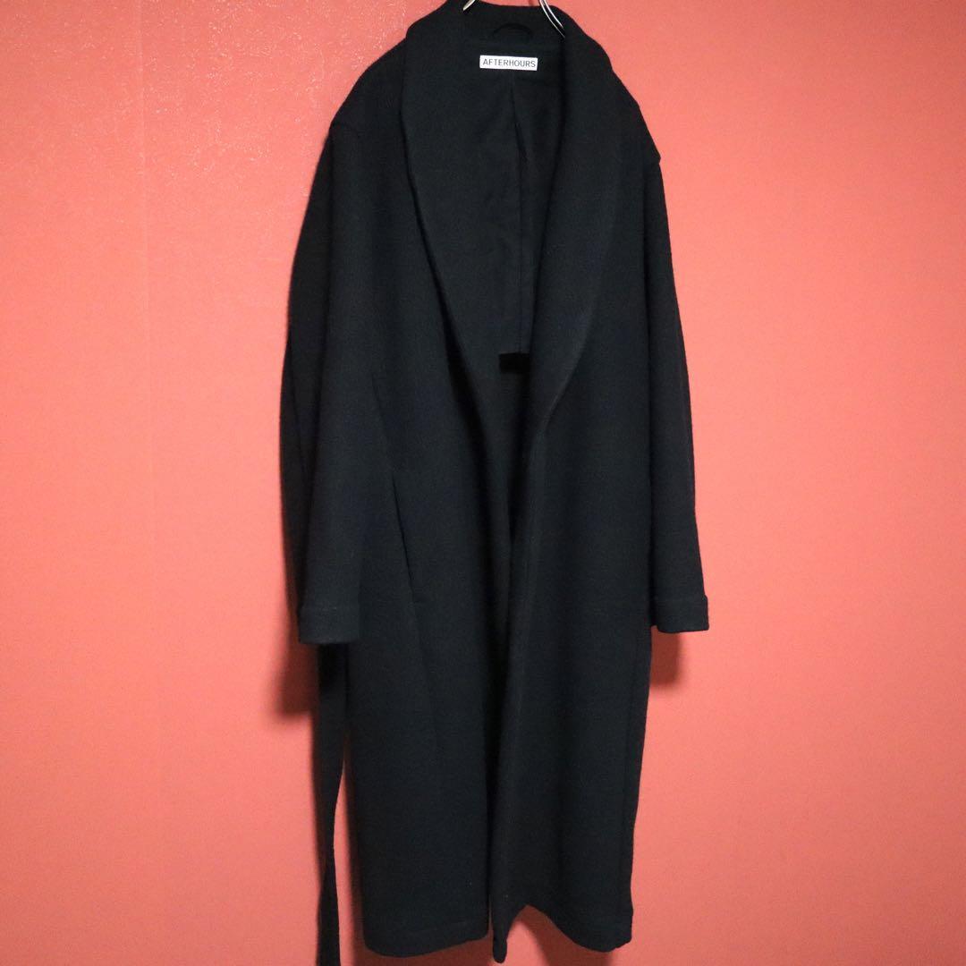 Vintage AFTERHOURS Premium Wool Shawl Collar Gown Size F