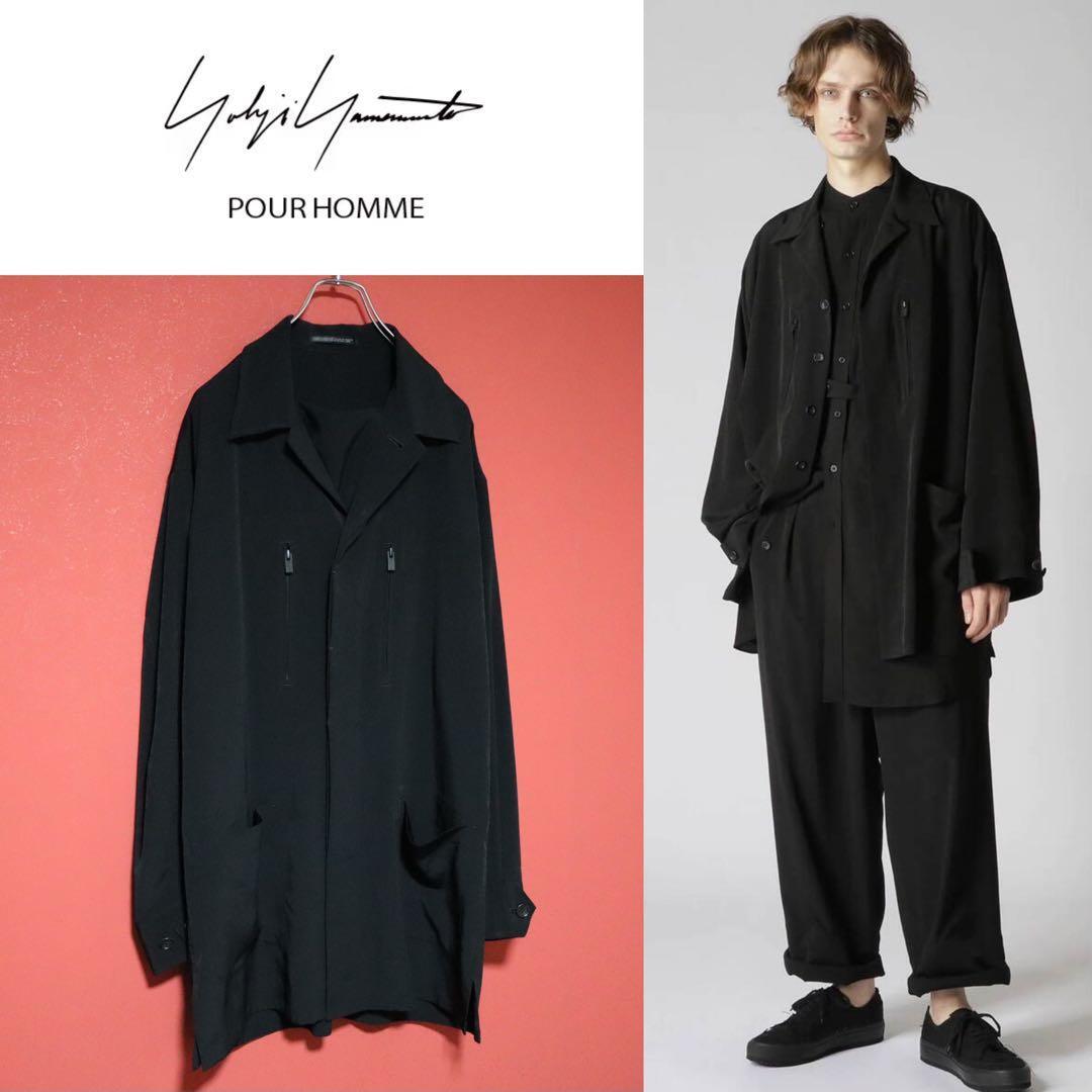 Yohji Yamamoto 23SS TA Tuxedo Shirt Blouson Black Size 1
