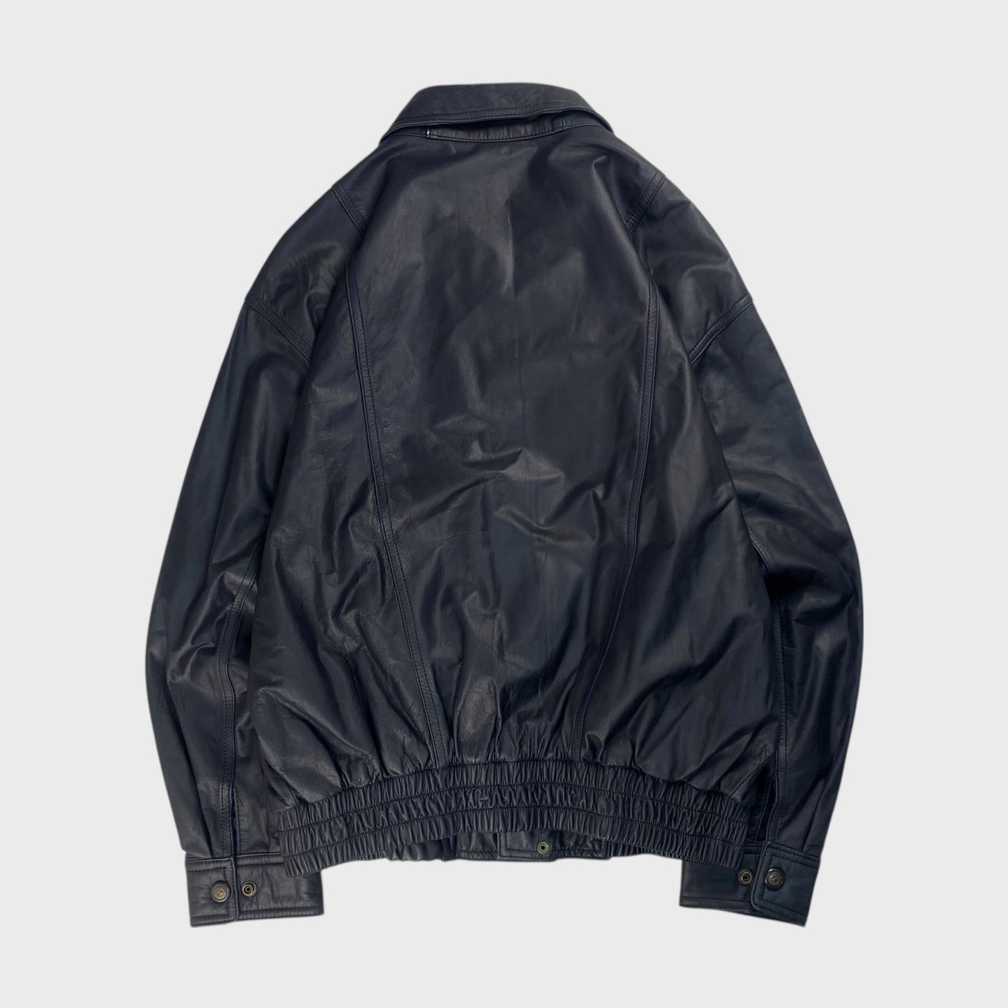MOVE Leather Jacket Black Size L