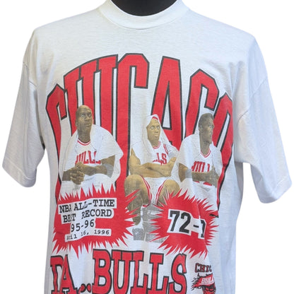 The Bulls 1996 72-10 Jordan etc T-Shirt Size XL
