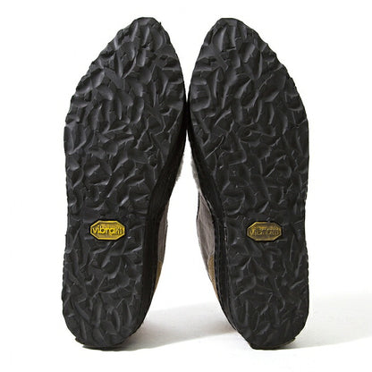 Y's Haircalf Shaggy Slip-Ons Black Gray Size 23.5CM