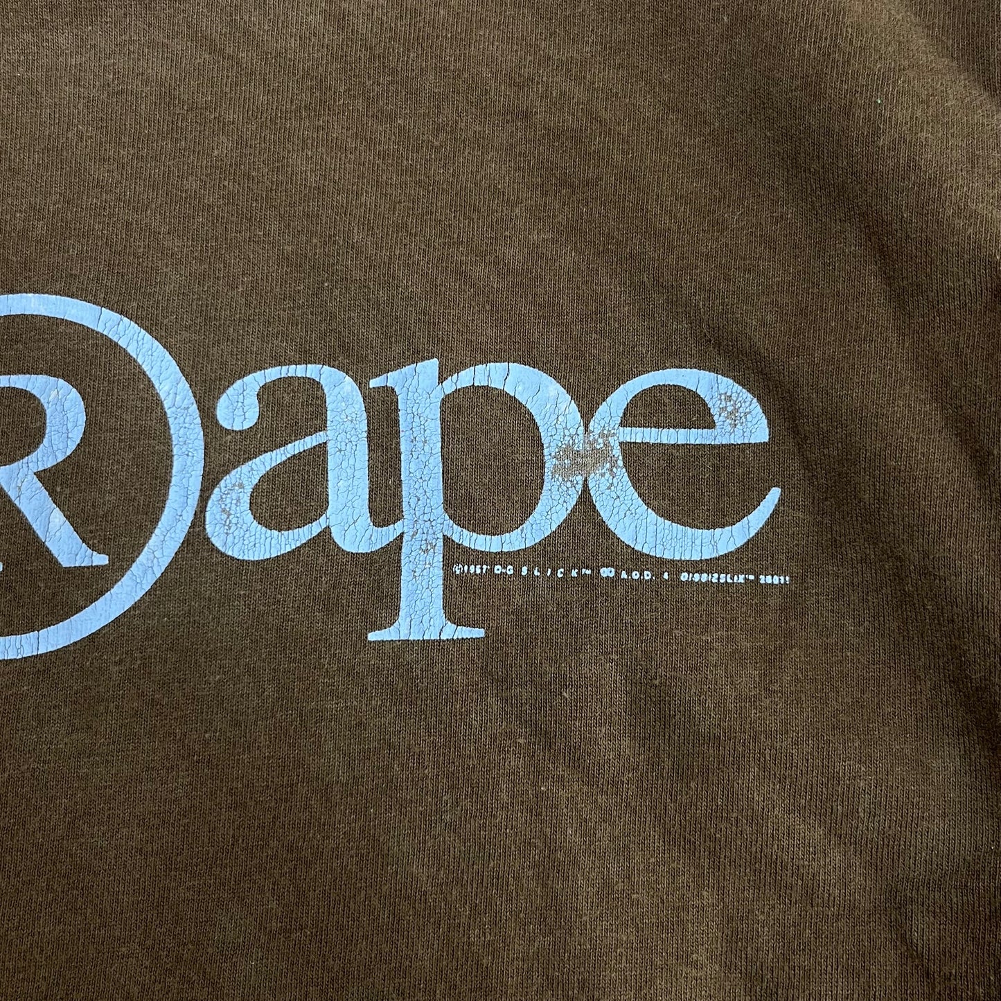 Vintage 00s DISSIZSLIX Bape-inspired Planet Apes Tee Size M