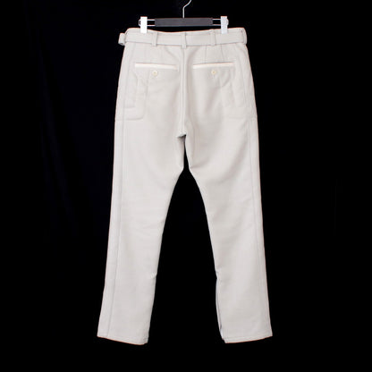 SACAI 20AW Wool Melton Biker Pants White Size 0