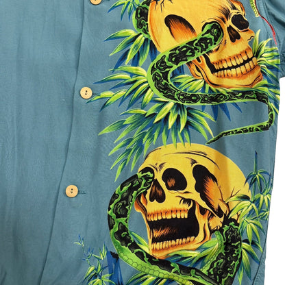 Japanese Brand 90s Hysteric Glamour Blue Rayon Size FREE