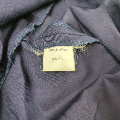 Y's Navy Wool Gabardine No Sleeve One Piece