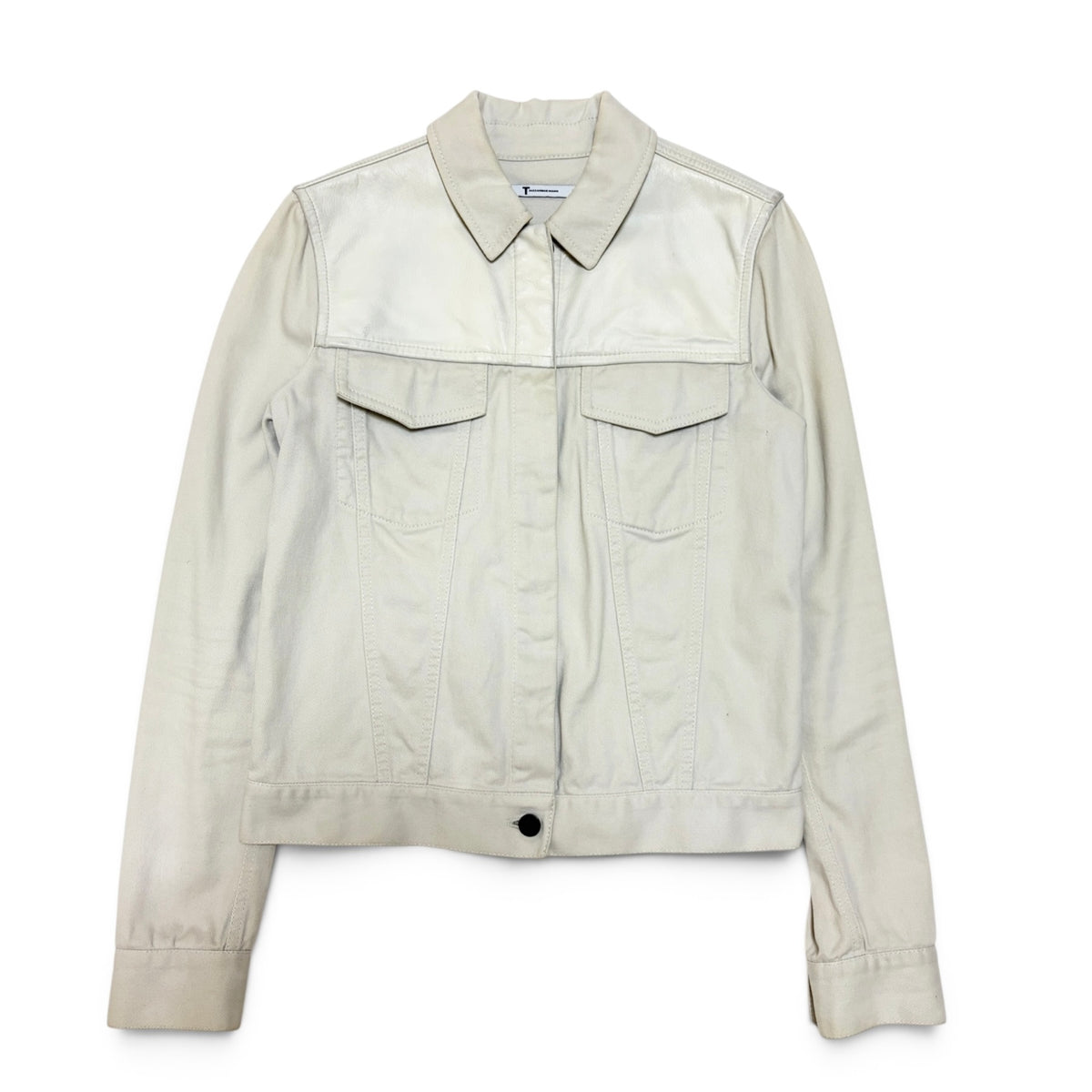 Alexander Wang Alexander Wang Beige Leather Jacket Size M