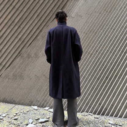 Christian Dior 80s Lambswool Balmacaan Coat