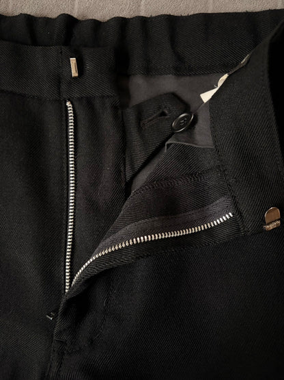 COMME des GAR AW98 Inside-Out Wool Pants Black Size S