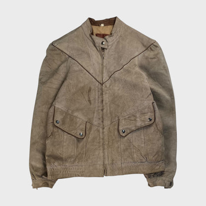 Sears 70s Leather Jacket Size S