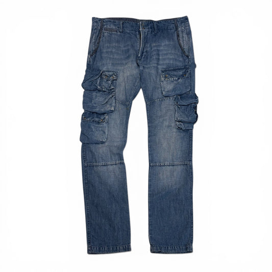 Vintage PRPS Cargo Denim Jeans Size 34