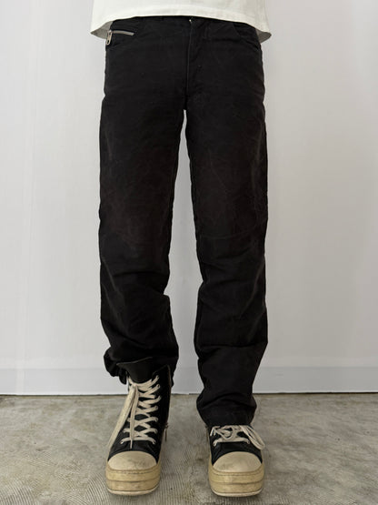 Griffin Black Zip Gimmick Pants Size 28