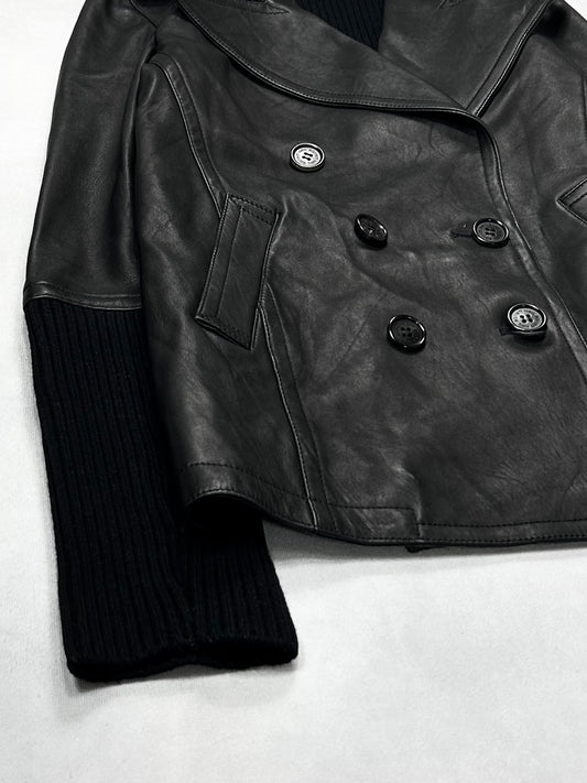 Neil Barrett switching double leather jacket Size XS