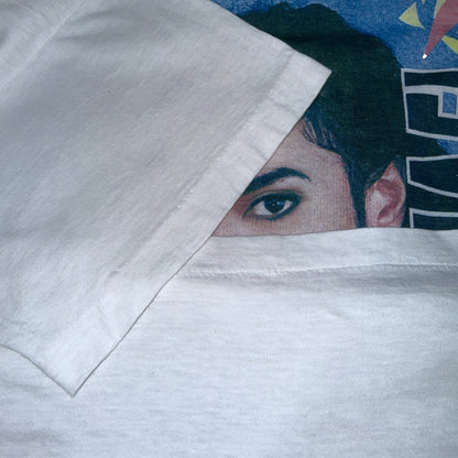 MICHAEL JACKSON 90s Dangerous Album Mark Art T-Shirt Size L