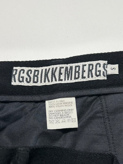 DIRK BIKKEMBERGS 90s Wool Trousers Black Size S