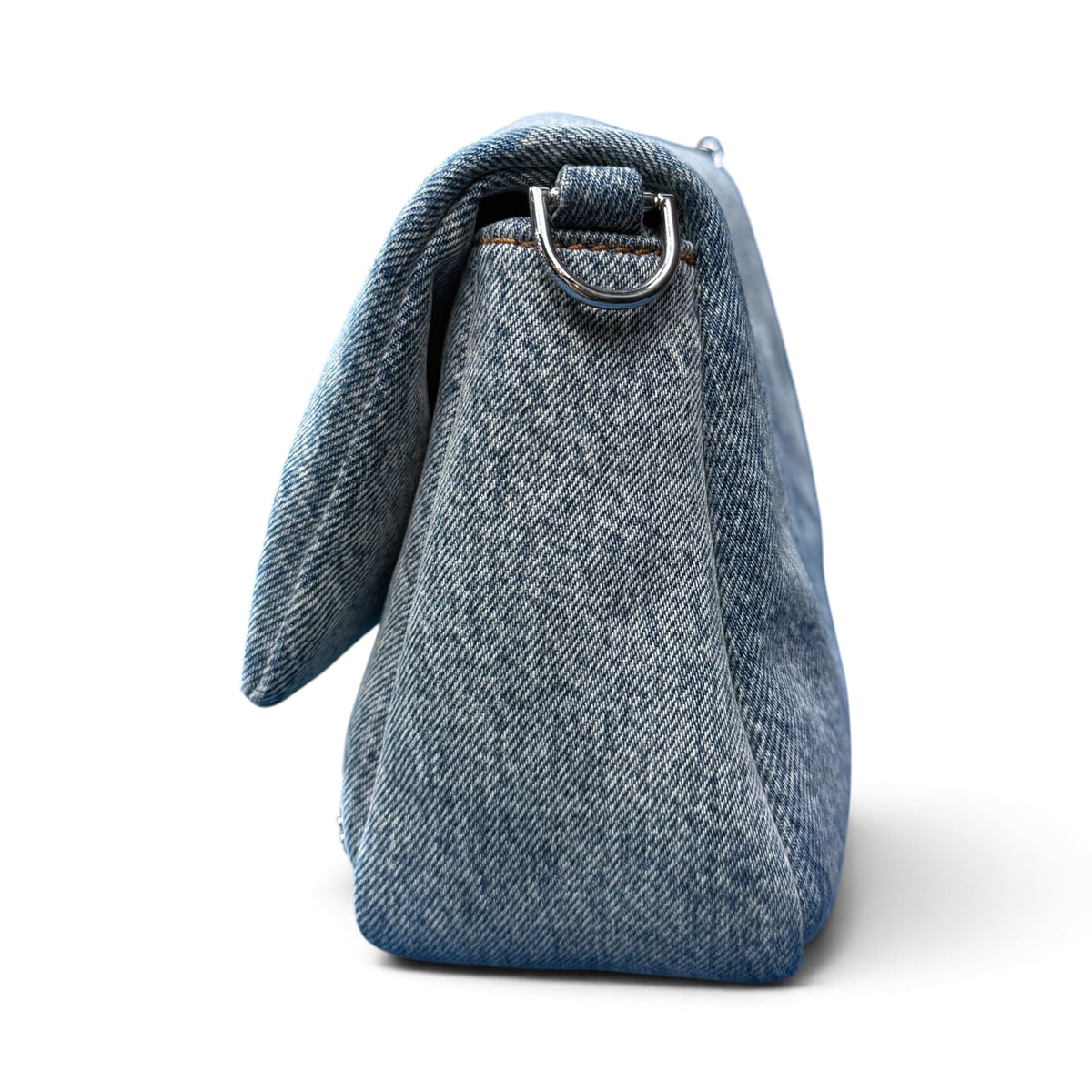 JACQUEMUS Le Bambimou Denim Padded Bag