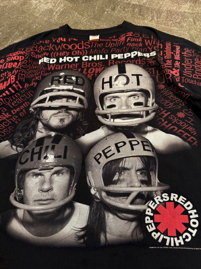 Vintage RED HOT CHILI PEPPERS Bootleg T-Shirt Black Size XXL