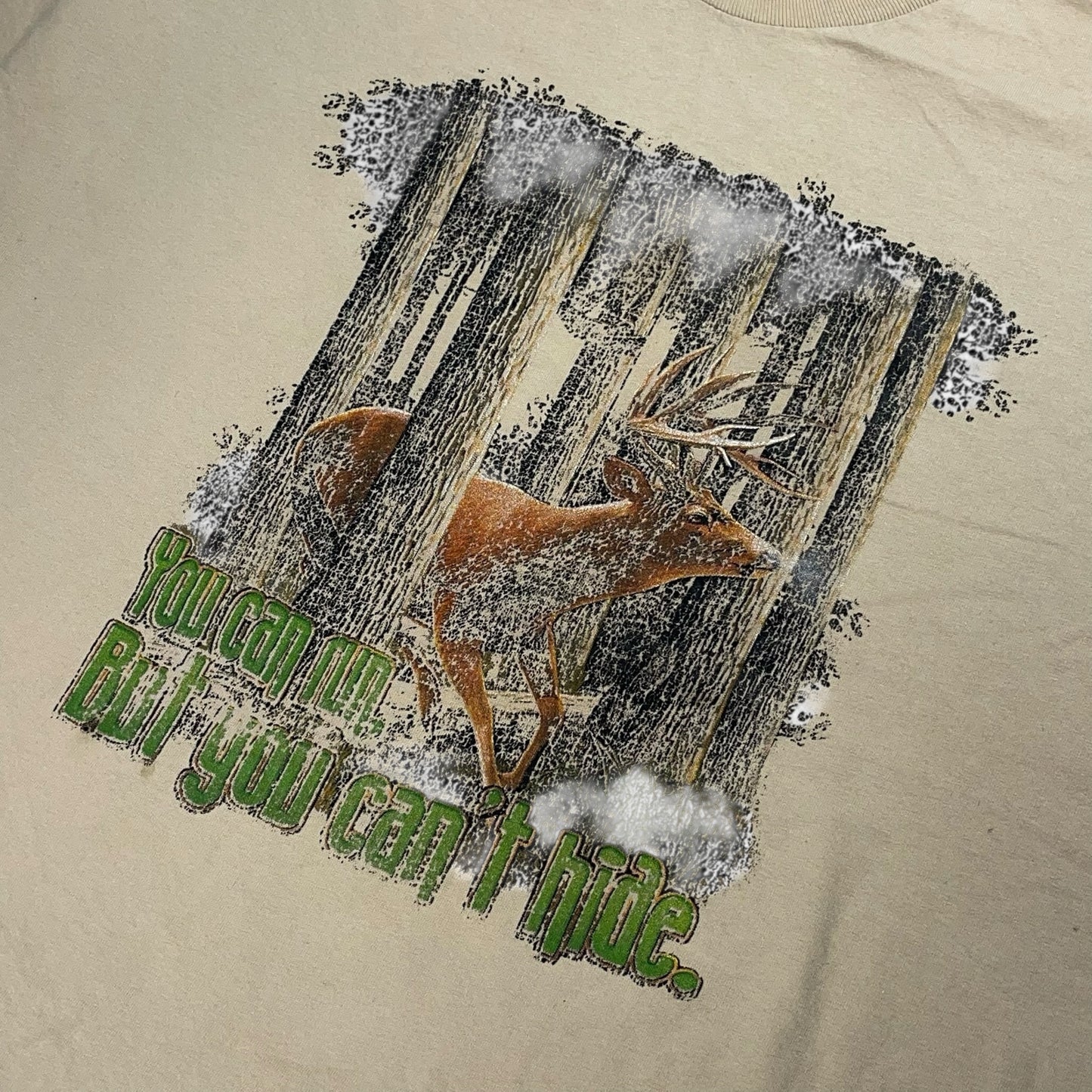 MARSHLANDS 90s T-Shirt Beige Size 2XL