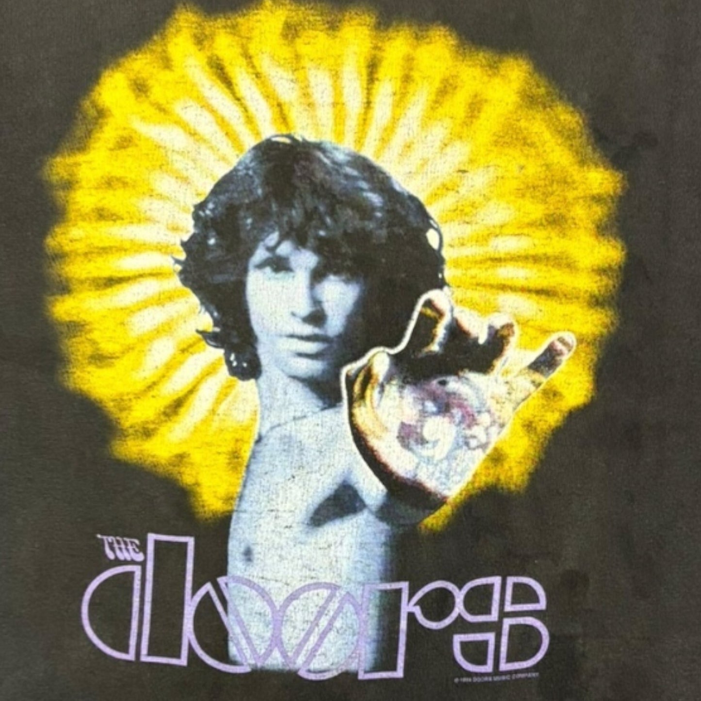 THE DOORS Sunburst Hand Palm T-Shirt Size L