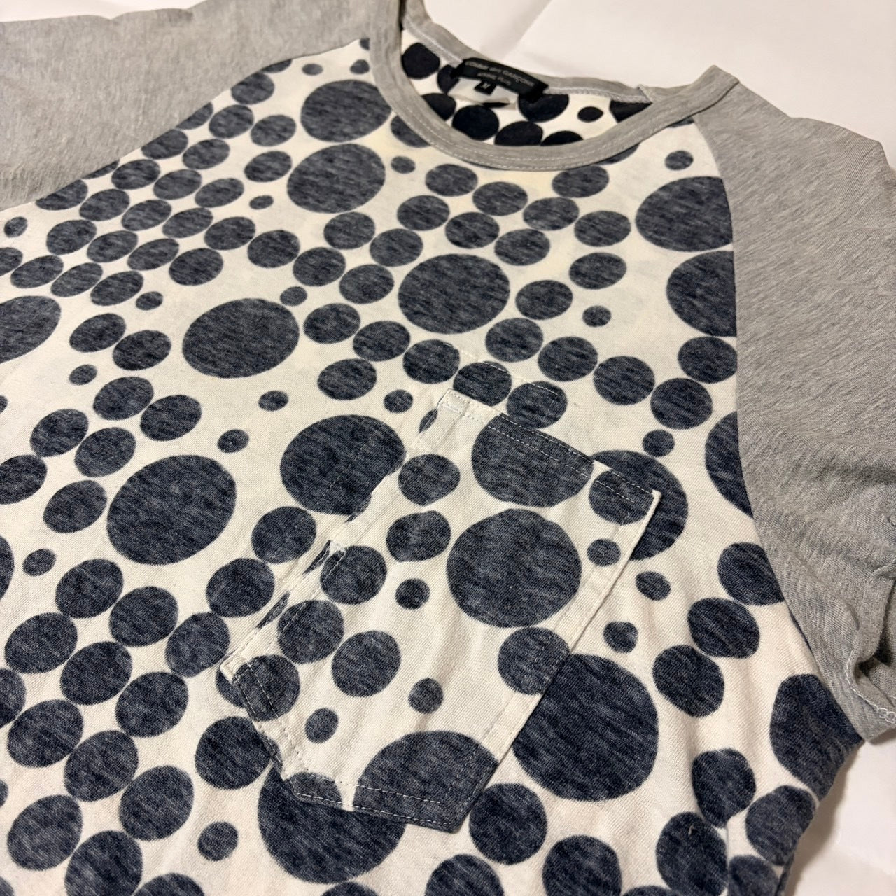 COMME des GAR SS01 Pop-Dot Raglan T-Shirt Multi Size M