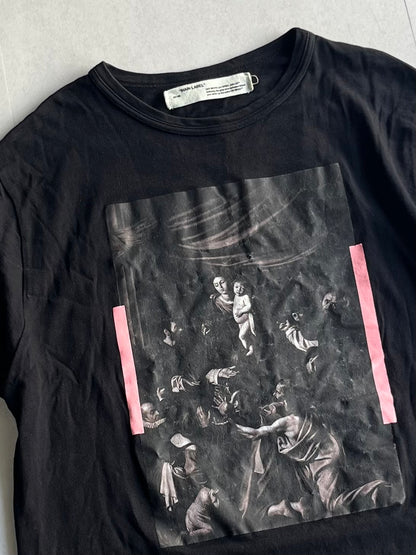 Off-White 17SS Design Cotton T-Shirt Size M