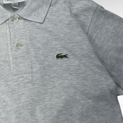 Lacoste Short Sleeve Polo Shirt Gray Size XS