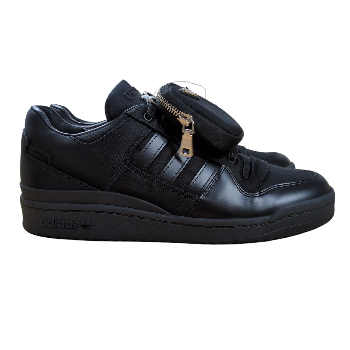 PRADA x adidas Re-Nylon Forum Low Sneakers Black Size 27.5cm