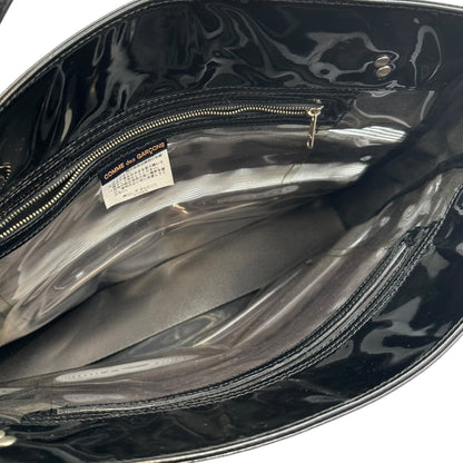COMME des GARCONS Mesh-Paneled Handbag Black Size FREE