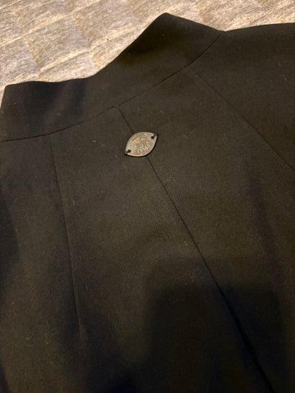 C DIEM 2010s Artisan No Collar Jacket Poly Wool Size L