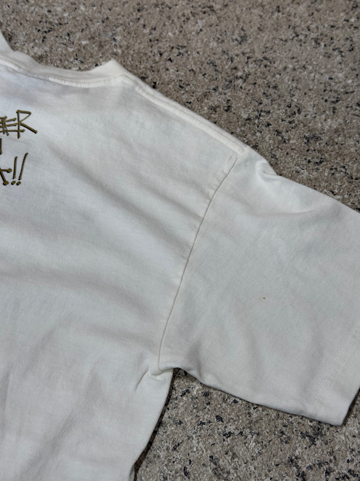 STUSSY Tougher Than Tough T-Shirt White Size M