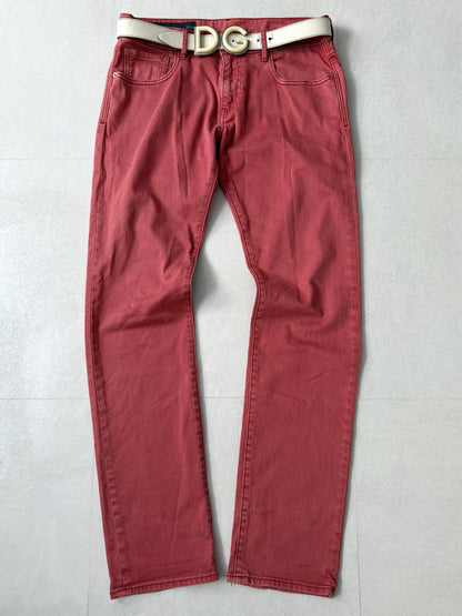 Armani Exchange Red Pants Size 33