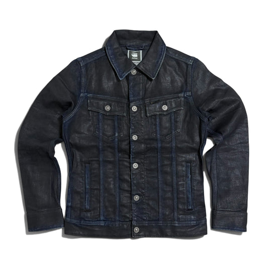 G-STAR RAW Coated Denim Jacket Size S