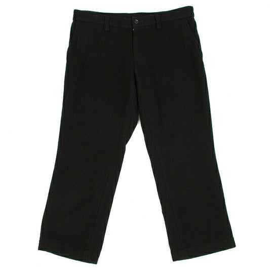 COMME des GARCONS Wool Nylon Herringbone Pants Black Size S