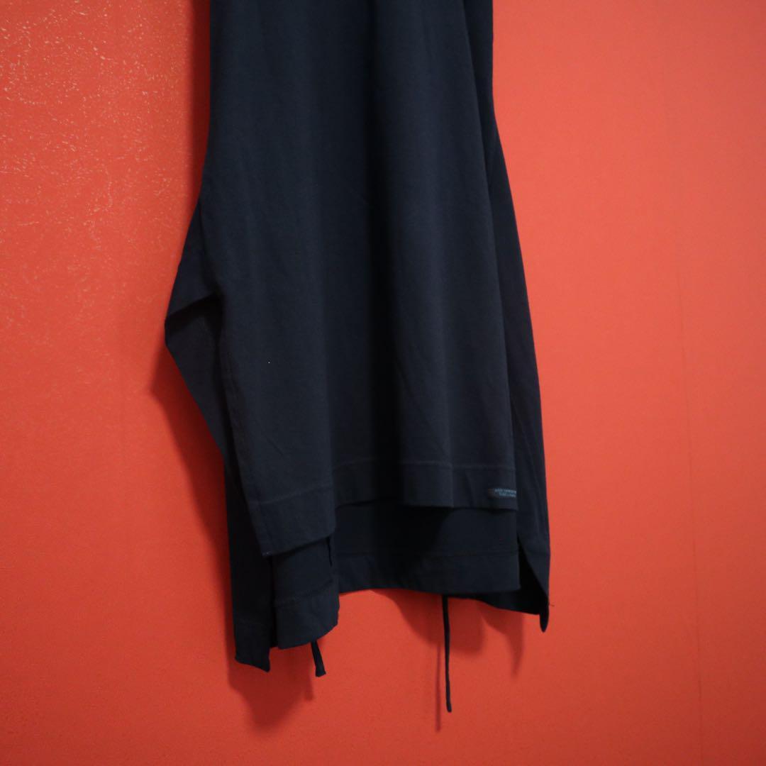 REGULATION Yohji Yamamoto Blue Back Tie Midi Dress Size 2