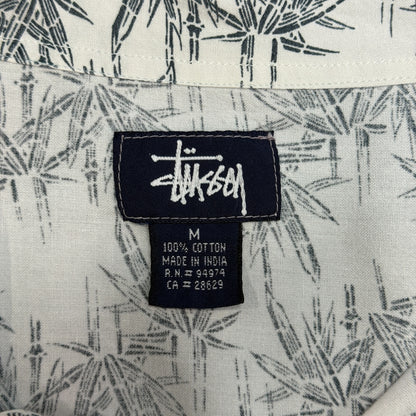 Stussy 90s Old Stussy Japanese Pattern Work Shirt Size M