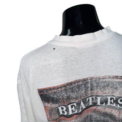 BEATLES 90s Vintage 1990 "Abbey Two-Sided T-Shirt Size XL