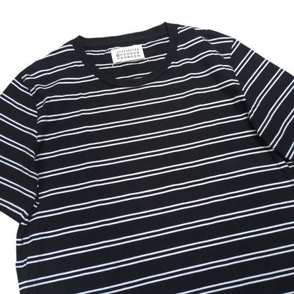Maison Margiela Border Pattern S/S T-Shirt Black Size L