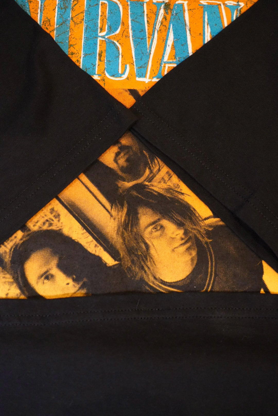 NIRVANA 00s Deadstock Band T-Shirt ©2004 Black Size XXL