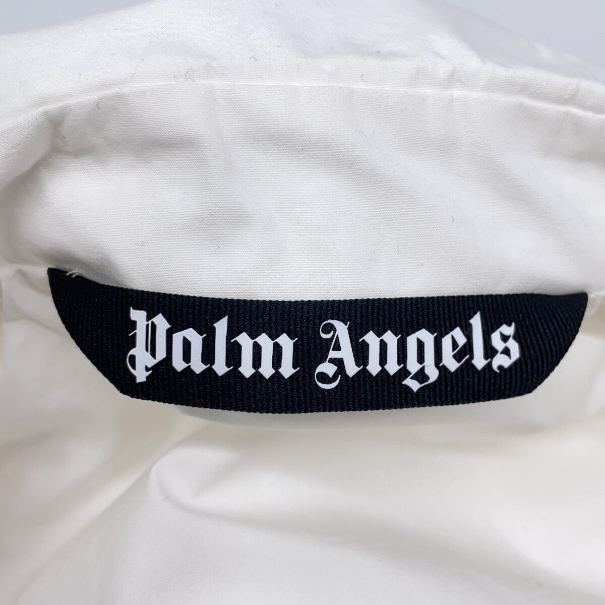 Palm Angels White Bowling Shirt