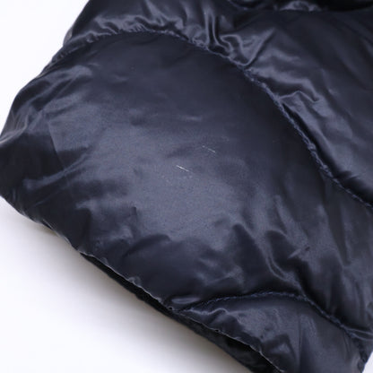 MONCLER DUBOC Hooded Quilted Down Coat Navy Size 3