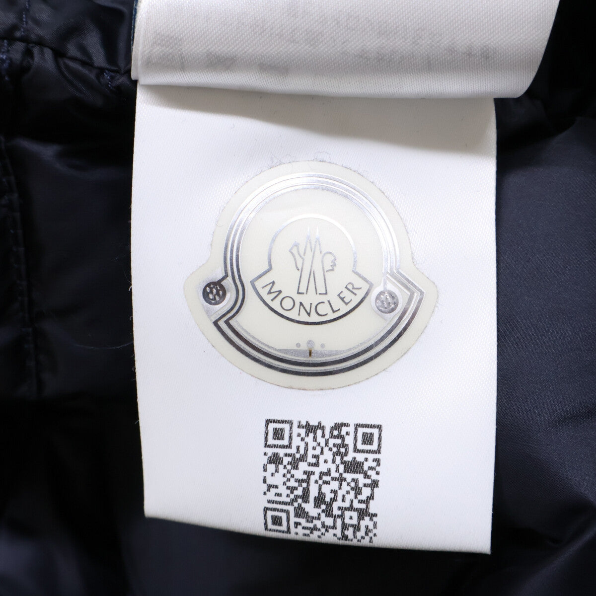 MONCLER DUBOC Hooded Quilted Down Coat Navy Size 3