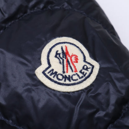 MONCLER DUBOC Hooded Quilted Down Coat Navy Size 3