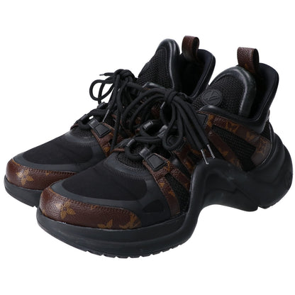 LOUIS VUITTON Black Monogram Archlight Sneakers Size EU 42