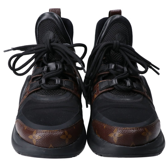 LOUIS VUITTON Black Monogram Archlight Sneakers Size EU 42